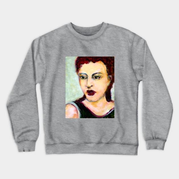 Redhead2 Crewneck Sweatshirt by AmyKalish